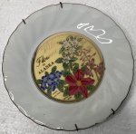 Prato de coleção em porcelana ALASKA, medindo: 19 cm diâmetro