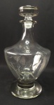 Linda licoreira de cristal com lapidação - 26 cm altura x 14 cm diâmetro
