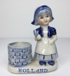 Boneco em porcelana holandesa - 13cm x 10cm
