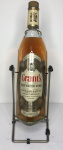 Garrafa de 3,750 litros de whisky GRANT’S com suporte - com bebida porém sem lacre