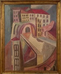 Umberto Boccioni - O.S.T. Assinado no C.I.E. Obra med. 100x80cm. Todas as obras estrangeiras são vendidas na categoria Atribuído.