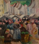 Camille Pissarro - O.S.T. Assinado e datado no C.I.D. Obra med. 55x50cm. Todas as obras estrangeiras são vendidas na categoria Atribuído.