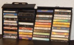 Lote com diversas fitas  cassetes