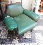 Poltrona de época. (desgastes)