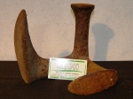 Bigorna de sapateiro.(desgastes) med.:  18 x15 x18 cm