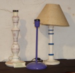 Lote com 03 peças.med: maior 42 alt x menor 34 cm alt.