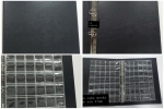 Álbum simples sistema 04 ARGOLAS para 420 moedas de até 27mm, ótimo para coleção do real.