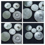 022 - Lote Com varias moedas de Cobre para estudo entre utg e bc 