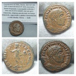 40 - MGR159 - Constantinus AE FOLLIS, cunhada em ROMA 316-317 d.C  / Bela moeda com patina desértica avermelhada, homogênea.