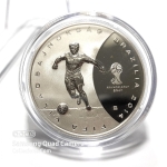 Hungria 3000 forint, 2013, Prata 12,5g, 30mm, Copa do Mundo 2014