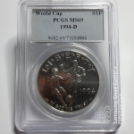 Estados Unidos 1 Dollar de 1994 - Copa do Mundo 1994 - PCGS - MS-69