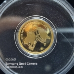 Austrália 2 dólares, 2012, Ouro 0,5g, 11mm Copa do Mundo 2014