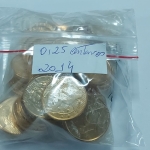 Sache Lacrado 50 moedas 0,25 centavos de 2014 FC