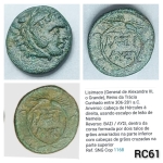 Lisimaco - General de Alexnadre III o Grande - Descrição na Foto - RC61