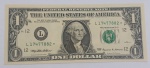 Estados Unidos - Ceudula de 1 Dollar - `REPOSIÇÃO`  - SOB Prat. FE