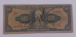 Brasil - Cedula C044 de 500 Cruzeiros de 1943  AUTOGRAFADA - NUMERAÇÃO EXOTICA 0000004 Série 129ª