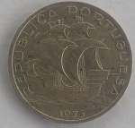 Portugal - Moeda de 10  Escudos de 1955 - PRATA - SOBERBA