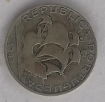 Portugal - Moeda de 2,50  Escudos de 1943  - PRATA - MBC ++
