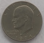 USA - ONE Dollar de 1974 - SOBERBA - (EV42)