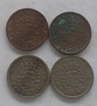 Angola - Moeda de 50 Centavos de 1958 e  61 Bronze e 2,50 Escudos de 1953 e 56 Cupro Niquel - OTIMO ESTADO - (EV46)