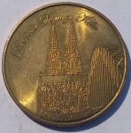 Moeda Medalha Alemanha Catedrais - (MV21)