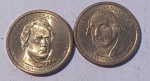USA - Moedas Dollar Presidentes Buchanan/Washington - (MV47)