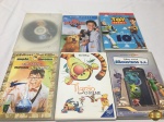 Lote com 6 dvd's originais, composto de Toy Story, Harry Potter, etc.