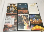 Lote com 6 dvd's originais, composto de Ivete Sangalo, Divas, etc.