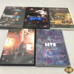 Lote com 5 dvd's originais, composto de Bruno e Marrone, Marcelo D2, Coldplay Live 2012, etc.