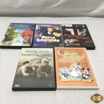 Lote com 5 dvds originais, composto de Shrek, Dupla confusão, etc.