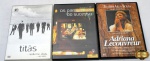 Lote de 3 dvd's originais, composto de Adriana Lecouvreur, etc.