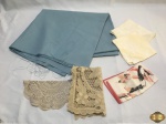 Lote de 6 panos de cozinha. Composto por 1 caminho de mesa , 2 guardanapos de pano, 1 retalho podendo ser usado como toalha de mesa medindo: 140 X 140 CM.
