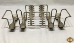 Organizador de talheres em prata 90. Medindo 40,5cm de comprimento x 12cm de altura.