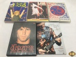 Lote com 5 dvd's originais, composto de The Doors, Carlos Santana, etc.