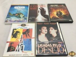 Lote com 5 dvd's originais, composto de Procurando Nemo, Ligadas pelo desejo, etc.