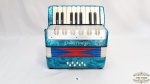 Sanfona Acordeon 8 Baixos Semiprofissional Infantil Boleto .Medidas: 26cm altura 24cm largura.
