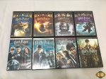 Coleção completa com os 8 dvds do Harry Potter.