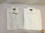 Lote de roupas masculina. Camisa Social BOGGI MILANO TAM: 42 e Hugo Boss  TAM: 40. Produto importado 100% algodão