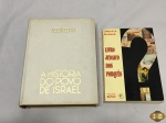 Lote de 2 livros judaicos, sendo um "A história do povo de Israel" e um "Livro judaico dos porquês".