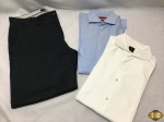 Lote de roupas masculina. Calça Richards 100% algodão  TAM: 44, 2 Camisas Hugo Boss TAM: 42 100% ALGODÃO , PEÇAS IMPORTADAS e em perfeito estado de conservação.