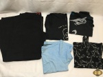 Lote de Roupas feminina. Comporto por 1 calça ZARA preta TAM: 42 e mais 4 blusas TAM: M.