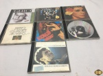 Lote de 7 cd's originais, composto de títulos nacionais  tais como TITAS, GAL COSTA, CAETANO VELOSO, etc.