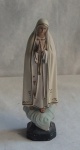 Escultura de Nossa Senhora em estuque . Alt.25cm
