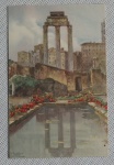 COLECIONISMO - Carte Postale - Stampata in Italia - 1924 - Roma - Foro Romano.