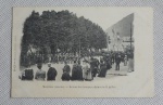 Cartão Postal Antigo  - Moutiers - Revue des troupes alpines le 14 juillet -  Séc. XX. Sem uso.