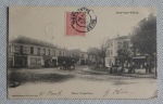 Cartão Postal - Séc XX - Place Parmentier - Librairie,15,rue du Parc. (ano 1904). Com uso.