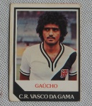 COLECIONISMO - Card Antigo do Chicletes Ping Pong - com Gaúcho  jogador do Vasco da Gama.
