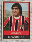 COLECIONISMO - Card Antigo do Chicletes Ping Pong - com Arlindo  jogador do Botafogo F.C