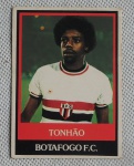 COLECIONISMO - Card Antigo do Chicletes Ping Pong - com Tonhão jogador do Botafogo F.C