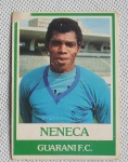 COLECIONISMO - Card Antigo do Chicletes Ping Pong - com Neneca jogador do Guarani F.C